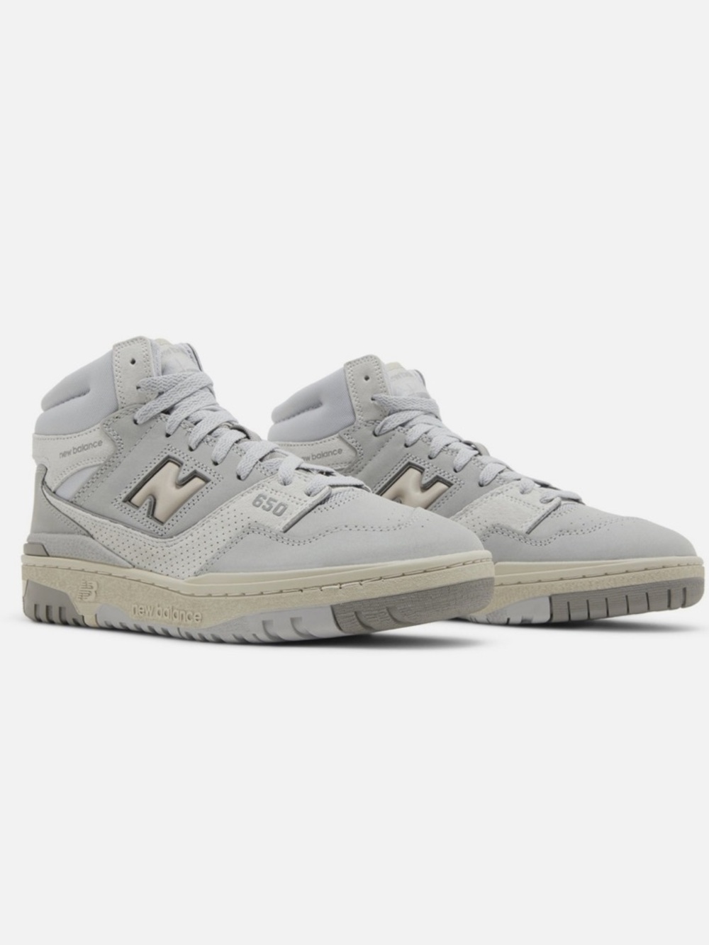 New Balance 650R Light Aluminum Rain Cloud Sneakers, New Men's Shoes size 10